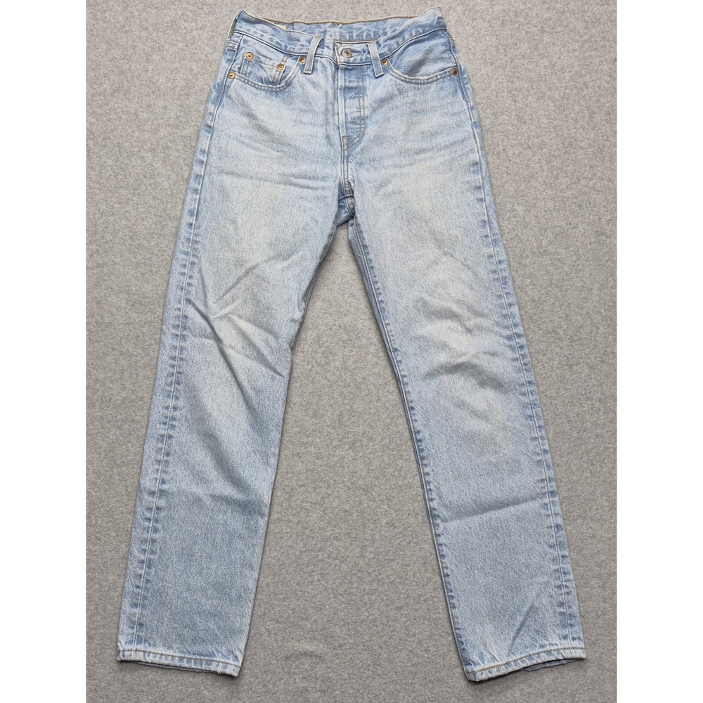 Levi's Premium 501 Jeans Womens 26x29 Blue Original Fit Straight Leg Retro